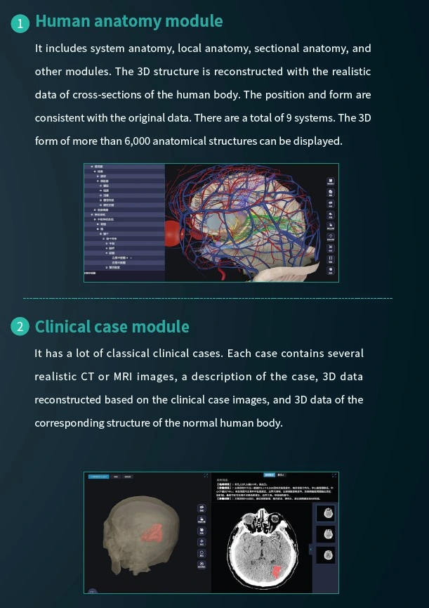 Factory Price Autopsy 3D Education Anatomage Virtual Anatomy Dissection Table for University